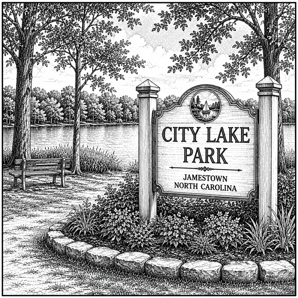 Jamestown: Small-Town Charm to Color - 12 copies