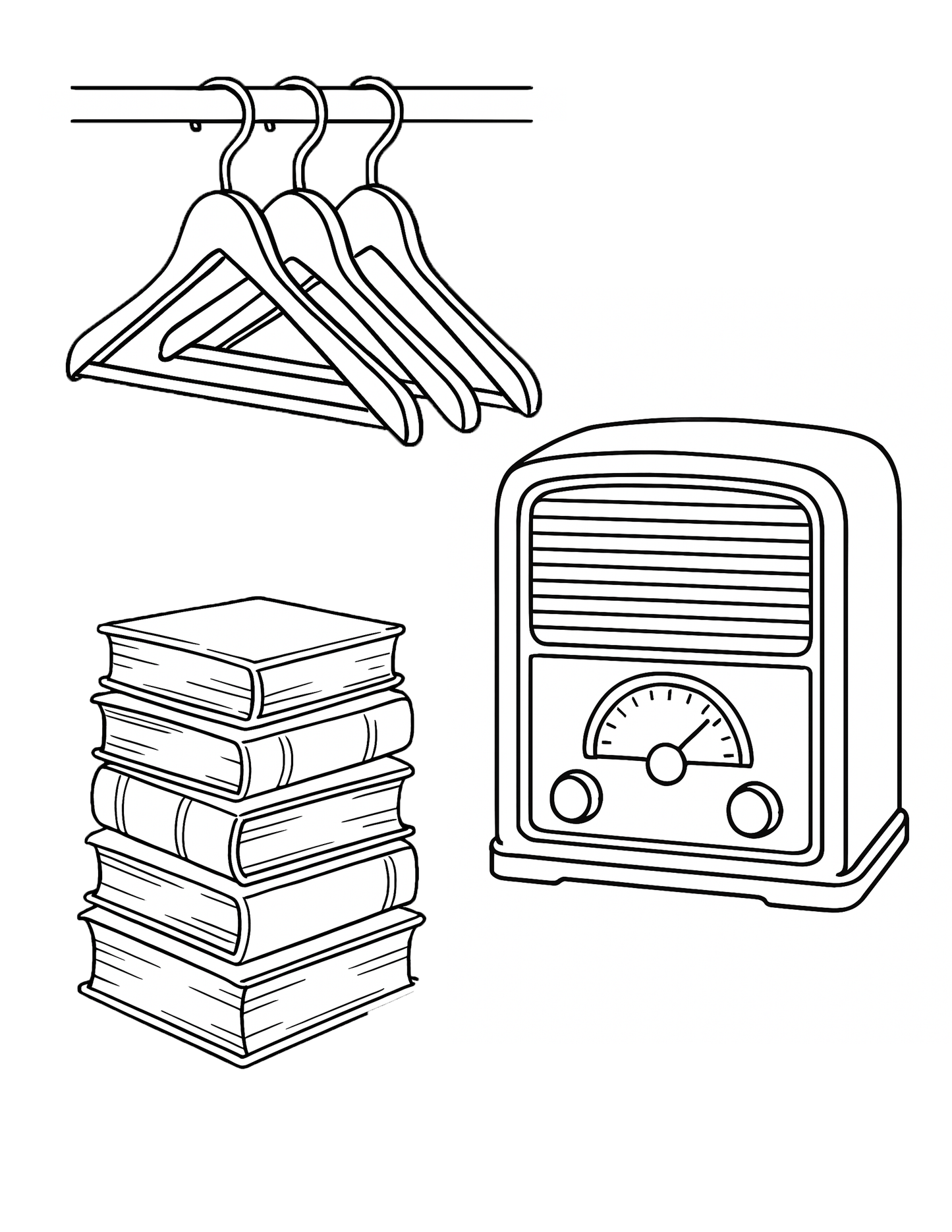 Attic Treasures Coloring Book