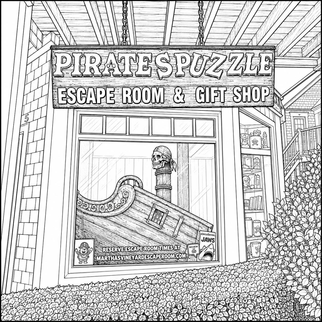 Martha's Vineyard Coloring Book - 12 WHOLESALE BOOKS (Copy) (Copy)