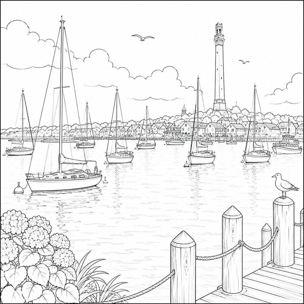 Provincetown Coloring Book