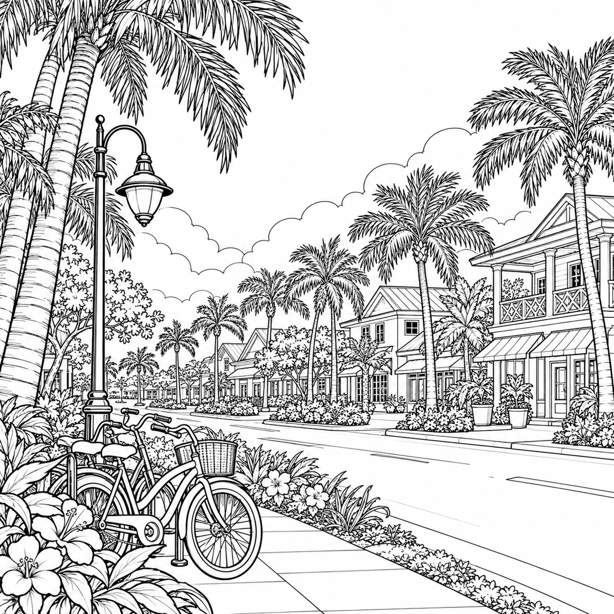 SANIBEL ISLAND, FLORIDA COLORING BOOK