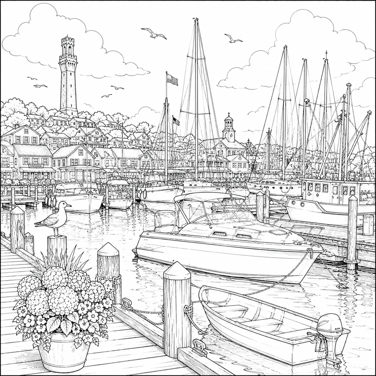 Provincetown Coloring Book