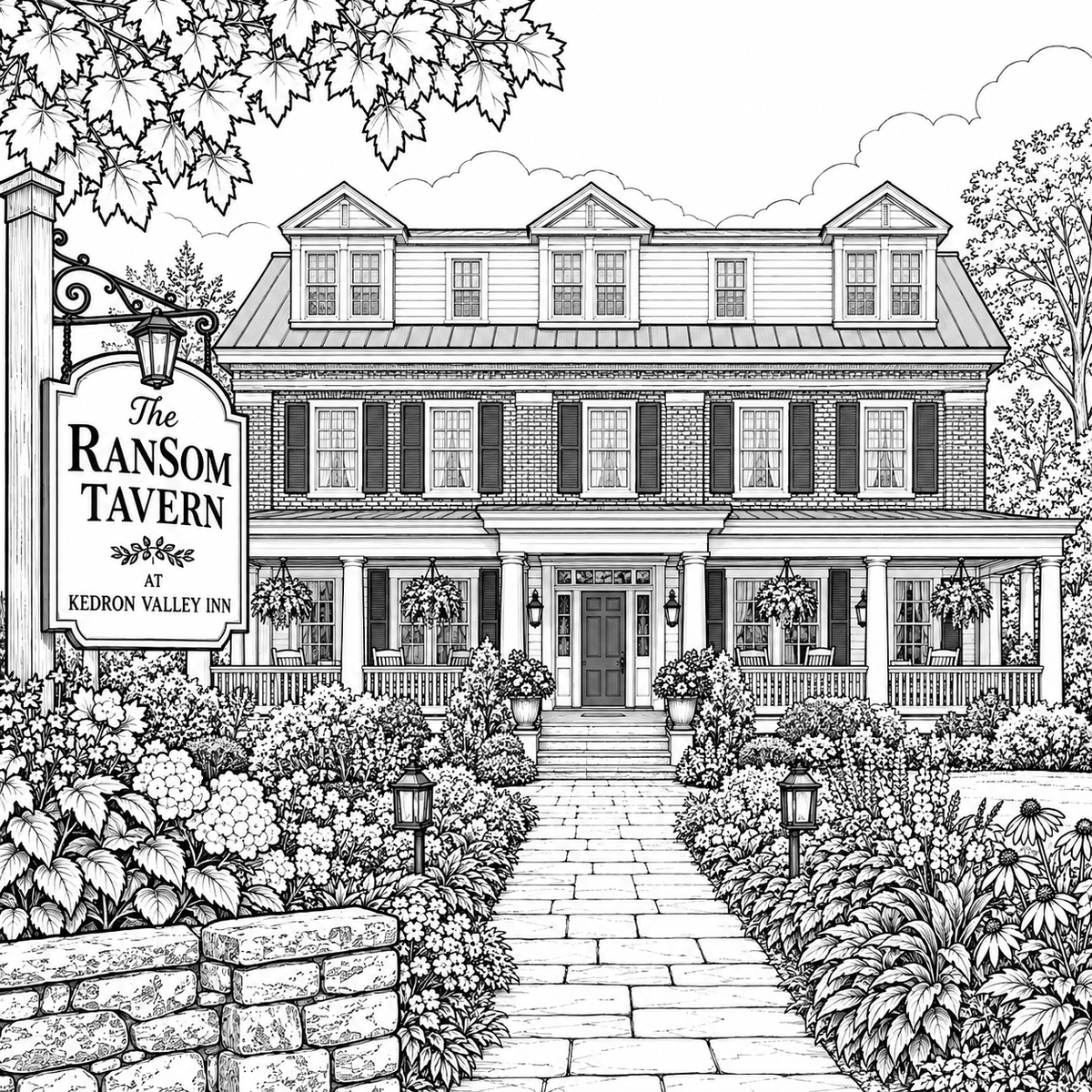 Woodstock Vermont Coloring Book