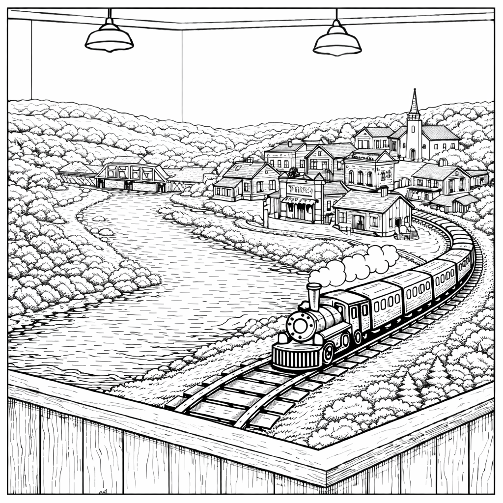 Model Trains and Scenic Layouts