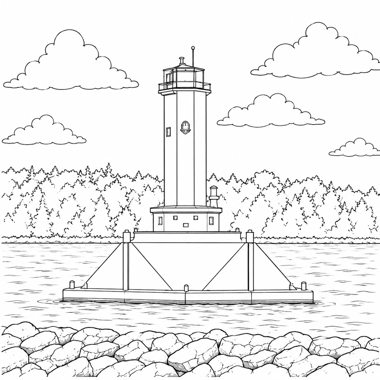 Mackinac Island Coloring Book
