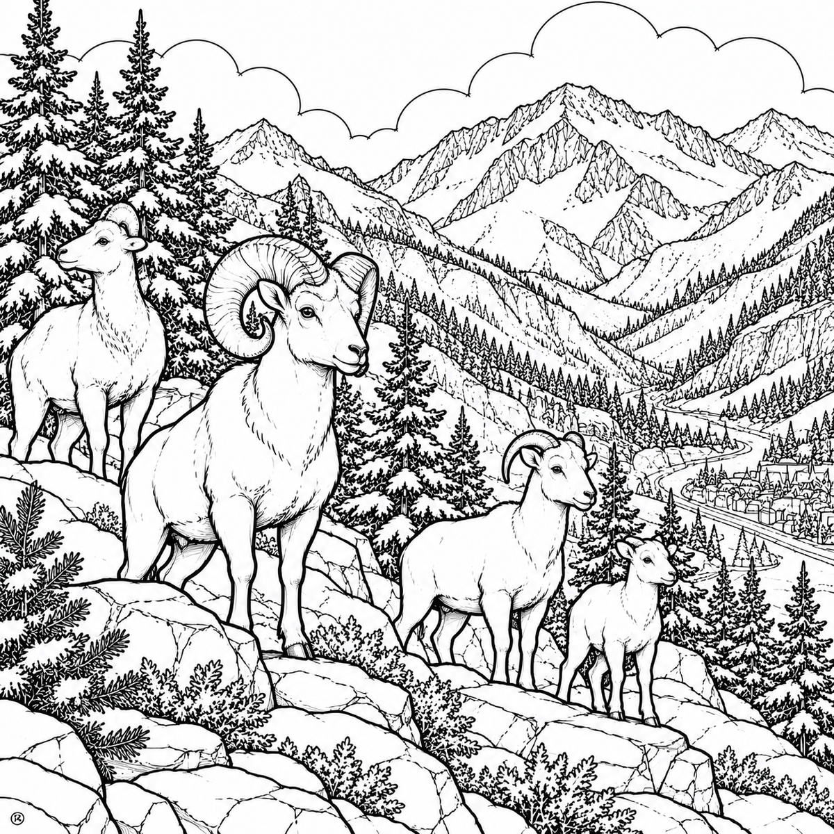 GEORGETOWN, COLORADO COLORING BOOK