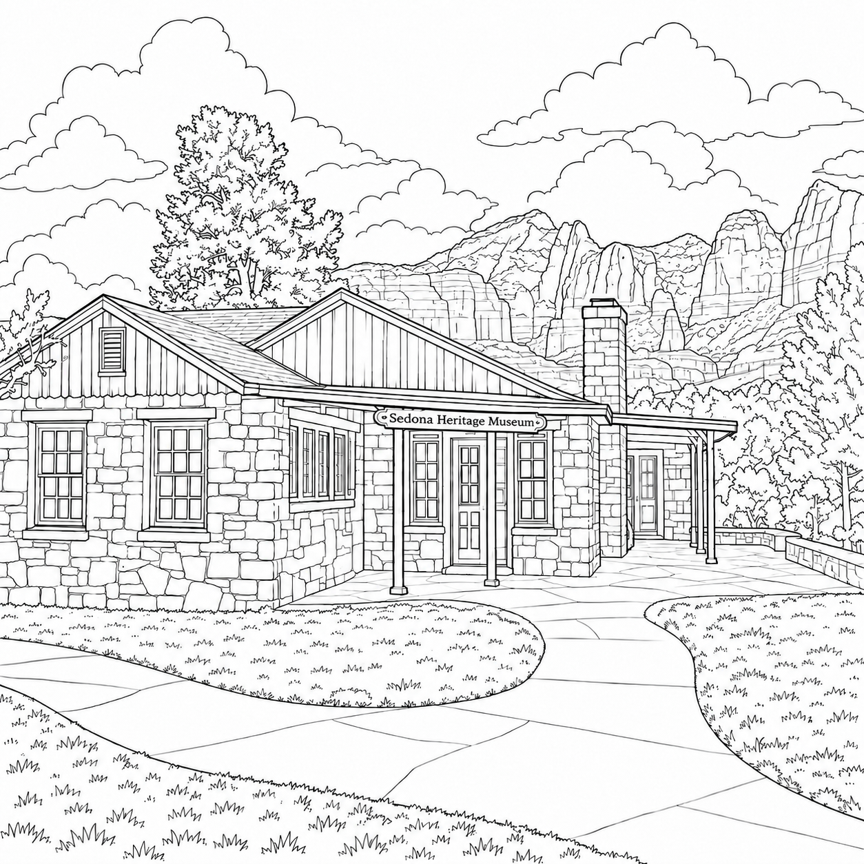 SEDONA AZ COLORING BOOK