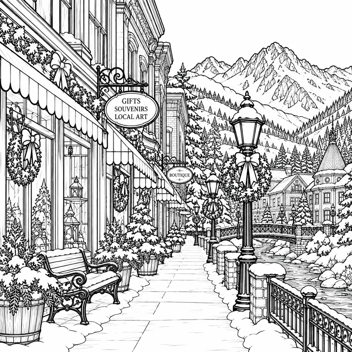 GEORGETOWN, COLORADO COLORING BOOK