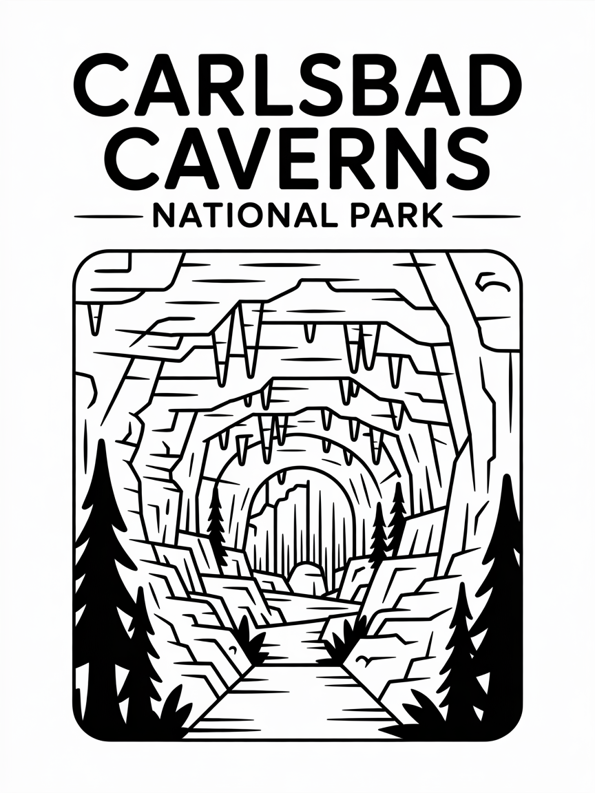 NATIONAL PARKS COLORING BOOK