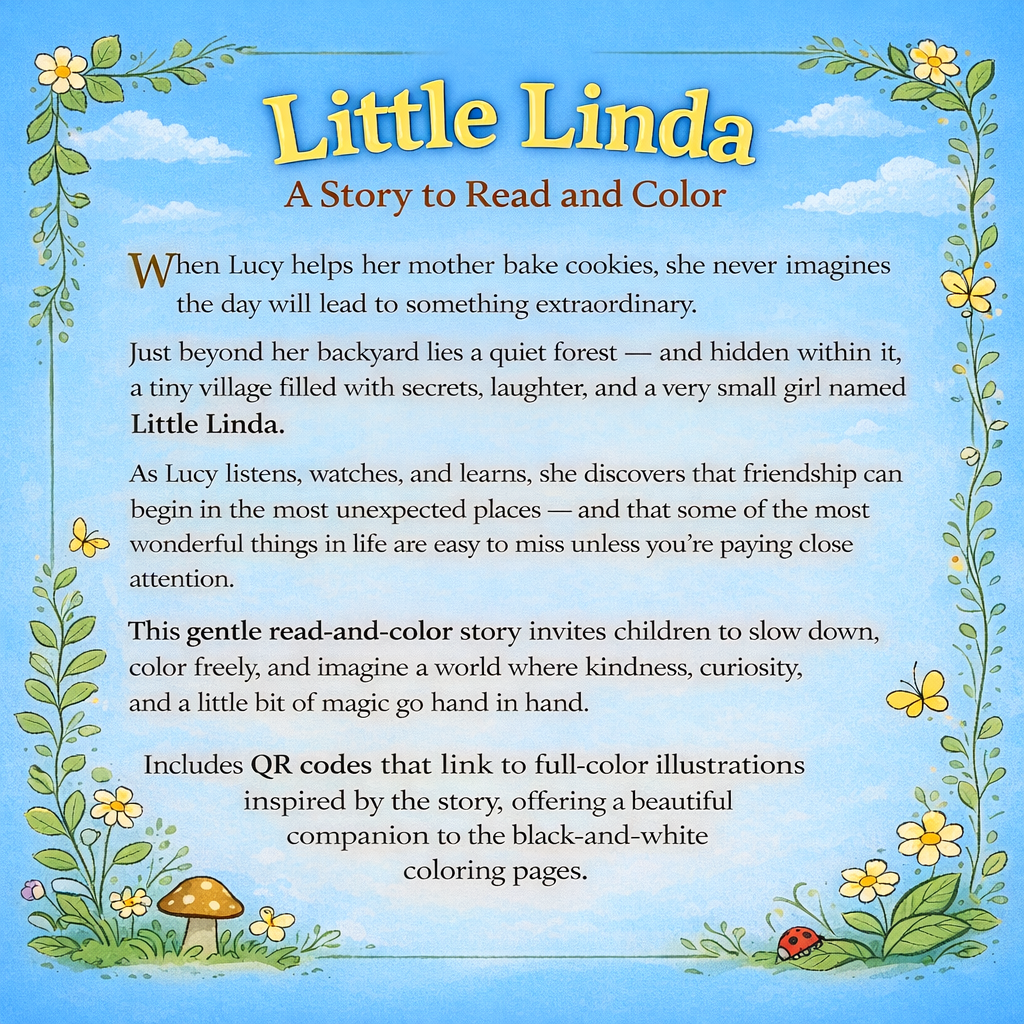 Little Linda: A Story to Read and Color